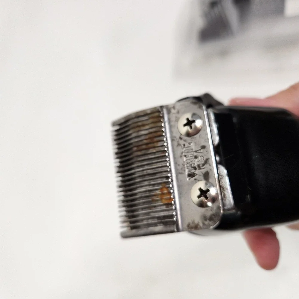 Vintage Wahl Super Taper II Clipper Silver Electric Hair Trimmer W/ Guards USA